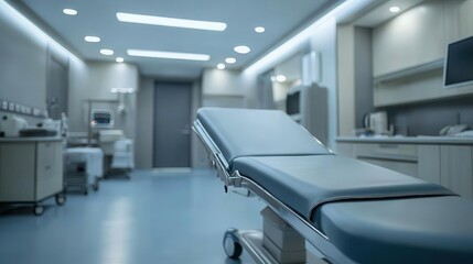 Hospitals, close-up of medical equipment in a hospital room