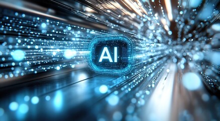 Artificial intelligence transmits fiber optic particles