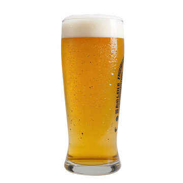 recommend clip art: Glass of Cold Beer with Foam, Isolated on White