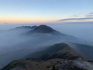 View of Sunset Peak at Lantau Peak, Hong Kong