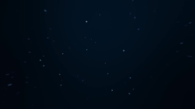 Blue technology particle light explosion, high-tech particle lines shuttle transition, glow particle light tunnel passes through.