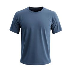 grey blue t-shirt isolated transparent background