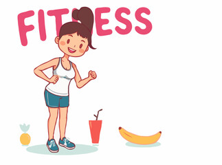 Fitness Motivation and Healthy Habits Artwork