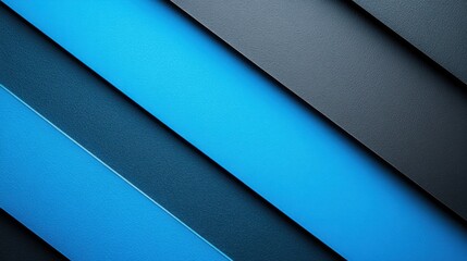 Intersecting Lines on Blue Background for Design, Banner Template, Minimalist Abstract Wallpaper with Copy Space, Simple Geometric Modern Wallpaper for Text Placement and Creative Use