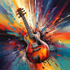 Naklejka premium Illustration of sound background.
