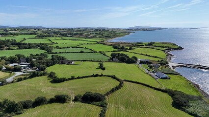 paysages bucoliques près de Ballydehob en Irlande dans le comté de Cork