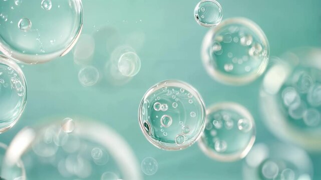bubbles in the water