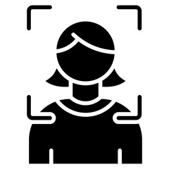 Face recognition icon	