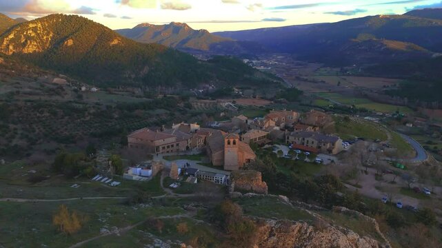 Aerial view of Ri&oacute;par Viejo, Albacete, Spain