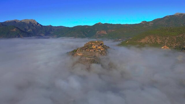 Aerial view of Ri&oacute;par Viejo, Albacete, Spain