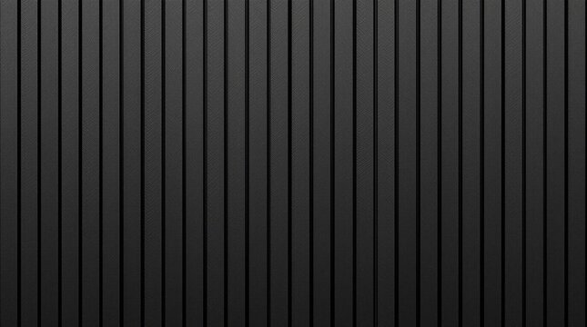 black wood fence texture: a close-up of vertical planks, creating a modern and minimalist background - Powered by Adobe