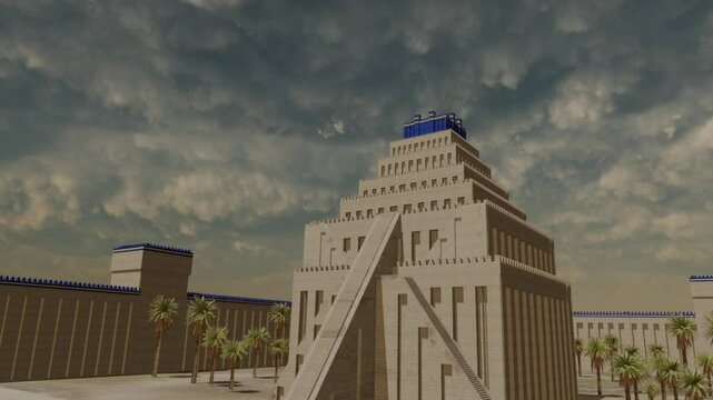 Babylonian temple of Etemenanki	