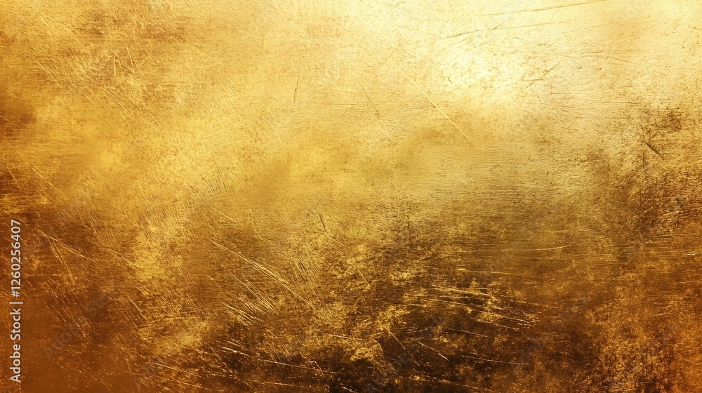 Poster captivating abstract backdrop with a textured metallic surface featuring luminous golden hues shimme