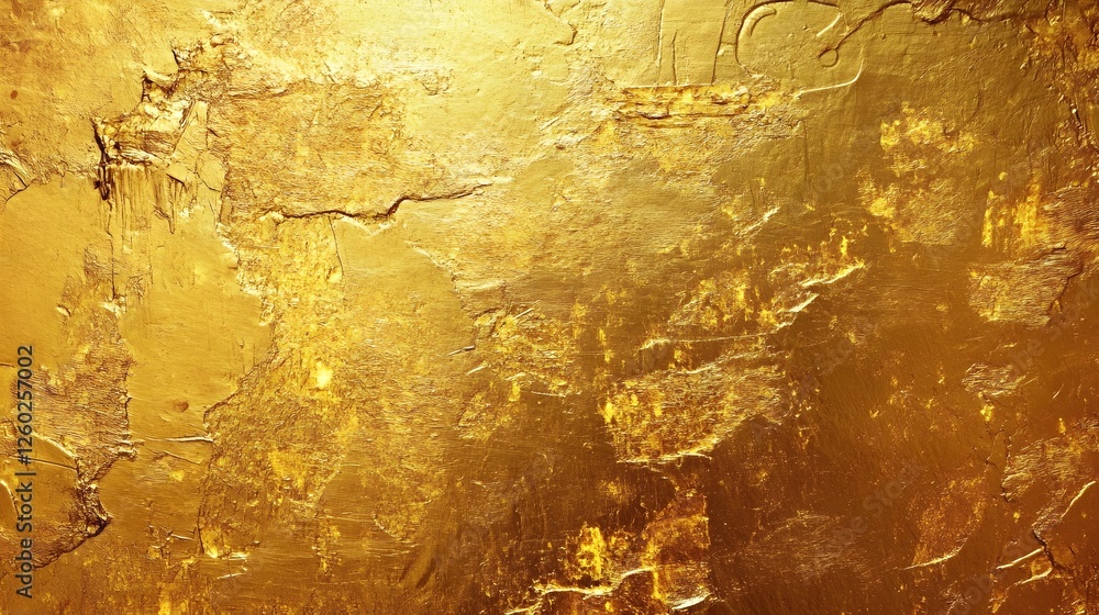 Fototapete captivating abstract background with an exquisite golden metallic texture featuring dynamic flowing 