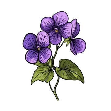 Violet clip art preview