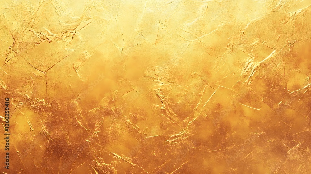 Poster captivating golden abstract artwork with textured painting featuring a warm rustic and contemporary 