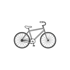 illustration of racing bicycle