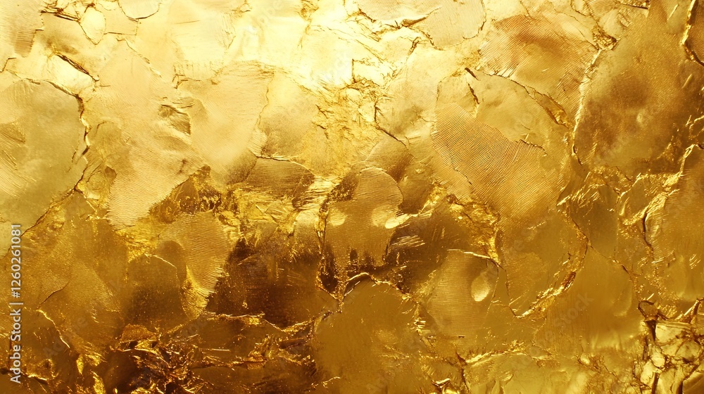 Leinwandbilder Captivating Golden Texture Abstract Background with Shimmering Metallic Patterns  Elegant and Luxurious Decorative Surface Ideal for High End Branding Packaging or Wallpaper Design