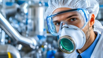 Scientist in Protective Gear, Lab Safety - Safety and Health