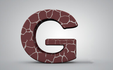 Letter G Giraffe learning