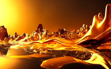 texture fluid gold lava