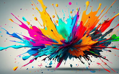Exploding Paint colours 4