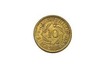 10 Reichspfennigs in 1936