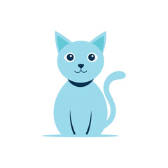 Elegant Cat Silhouette Vector – Download High-Quality Icon.