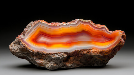  agate's banded patterns