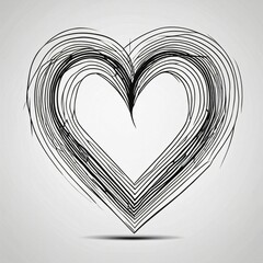Abstract Heart Illustration