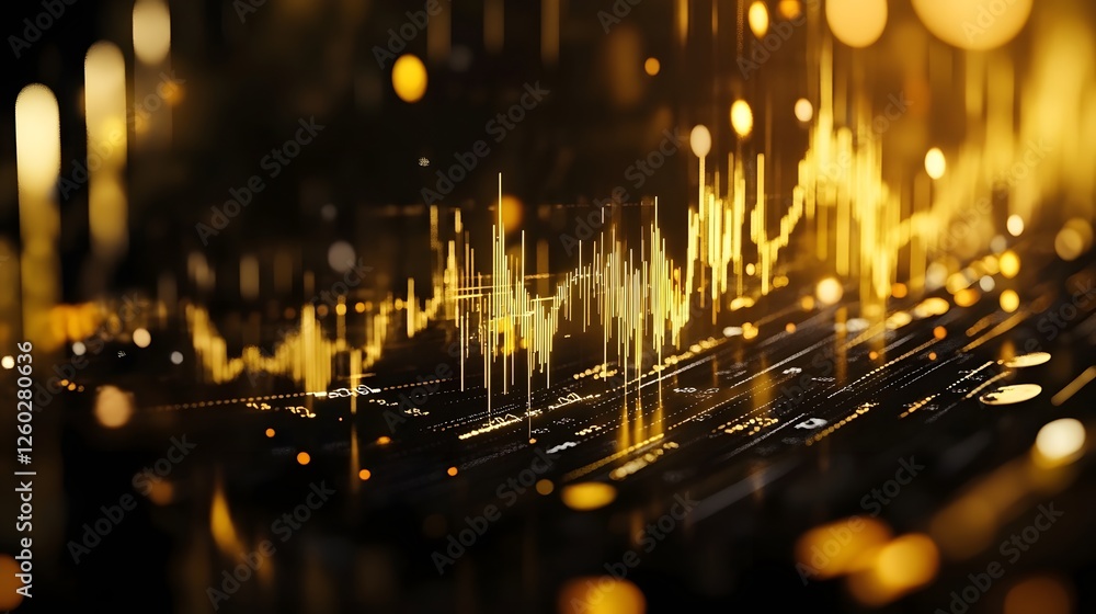 Aufkleber Dynamic futuristic abstract background with glowing data streams shimmering geometric patterns and vibrant luminous lines