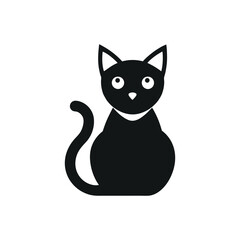 Stylized Cat Silhouette Vector – Perfect for Digital & Print Use