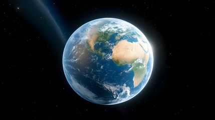 Planet Earth from Space, Stunning View - Space Exploration