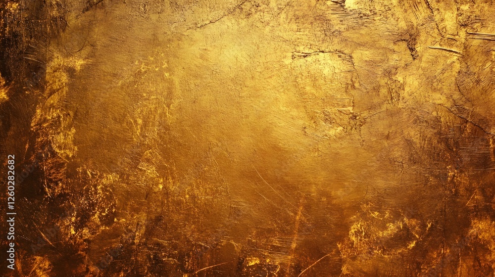 Aufkleber enchanting golden abstract textured background with a radiant metallic glow shimmering luminous acce