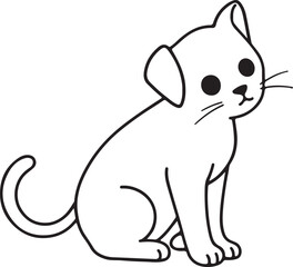 Obraz premium A Sad Cat