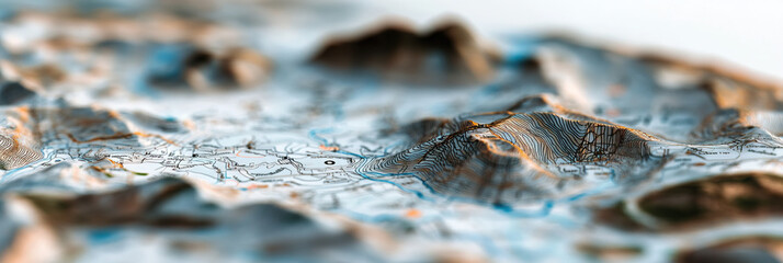 Three-Dimensional Topographic Map Representation