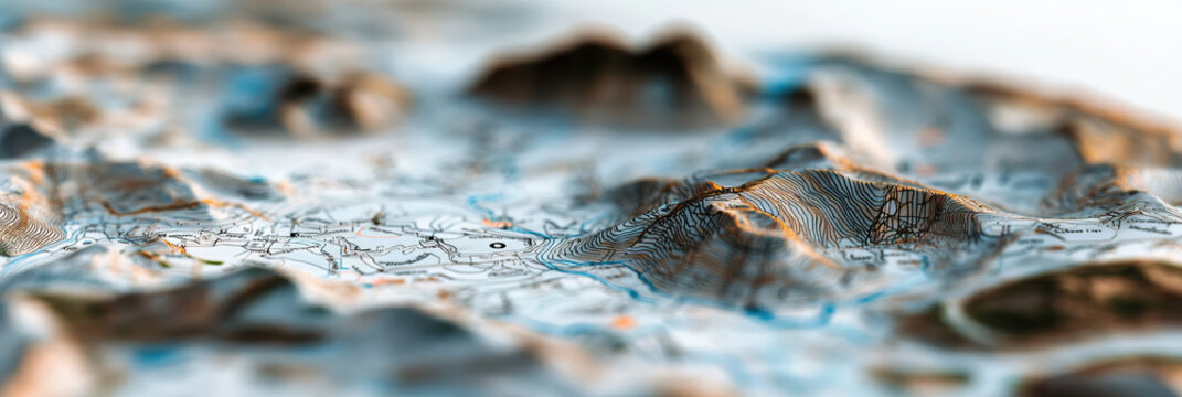 Three-Dimensional Topographic Map Representation