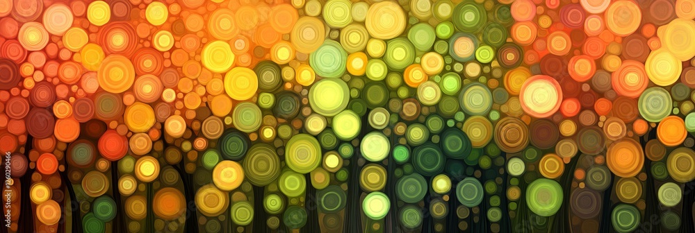 Poster abstract golden texture with layered organic shapes, vector design in abstract art style