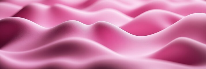 Obraz premium Seamless Soft Blush Pink Gradient, 3D Low Profile Style, Delicate and Flowing Light Texture Pattern