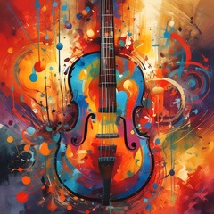 Obraz premium Illustration of sound background.