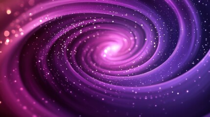 Obraz premium Abstract dynamic purple swirl background with radiant light effects. Featuring vibrant purple swirls, ideal for creative and visually stimulating projects.