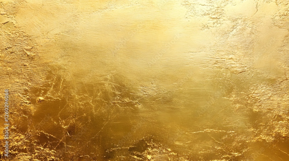 Leinwandbilder magnificent golden metallic texture backdrop with shimmering granular patterns and flowing ethereal 