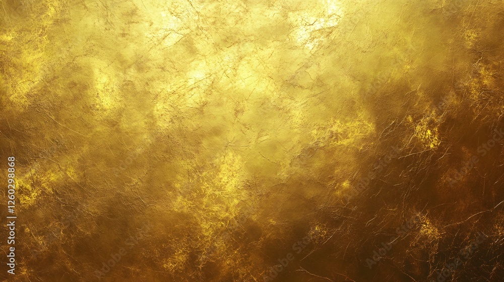 Poster Mesmerizing golden abstraction with a captivating metallic texture that evokes a sense of opulent luxury grandiose elegance and majestic splendor