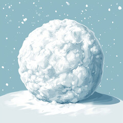 snowball, weather, cold, play