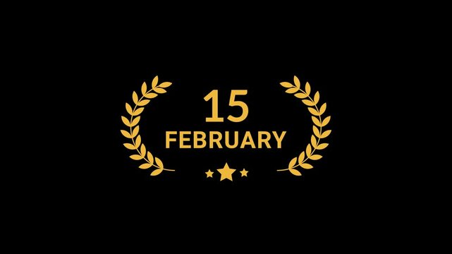 15 February Laurel Wreath Animation
