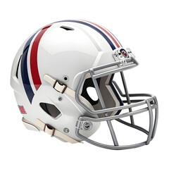 Fototapeta premium Soccer Helmet in isolated white background