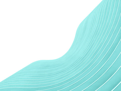 Elegant Clear Teal Curve Background for Modern Designs