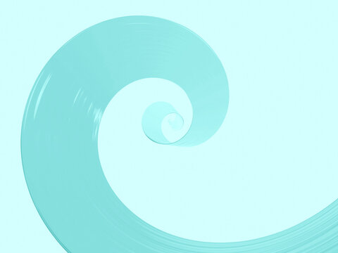 Elegant Clear Teal Curve Background for Modern Designs