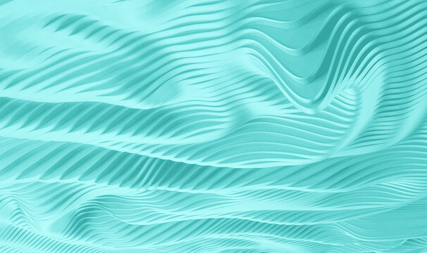 Elegant Clear Teal Curve Background for Modern Designs