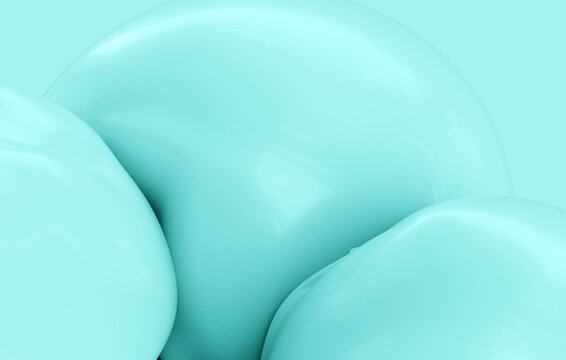 Elegant Clear Teal Curve Background for Modern Designs
